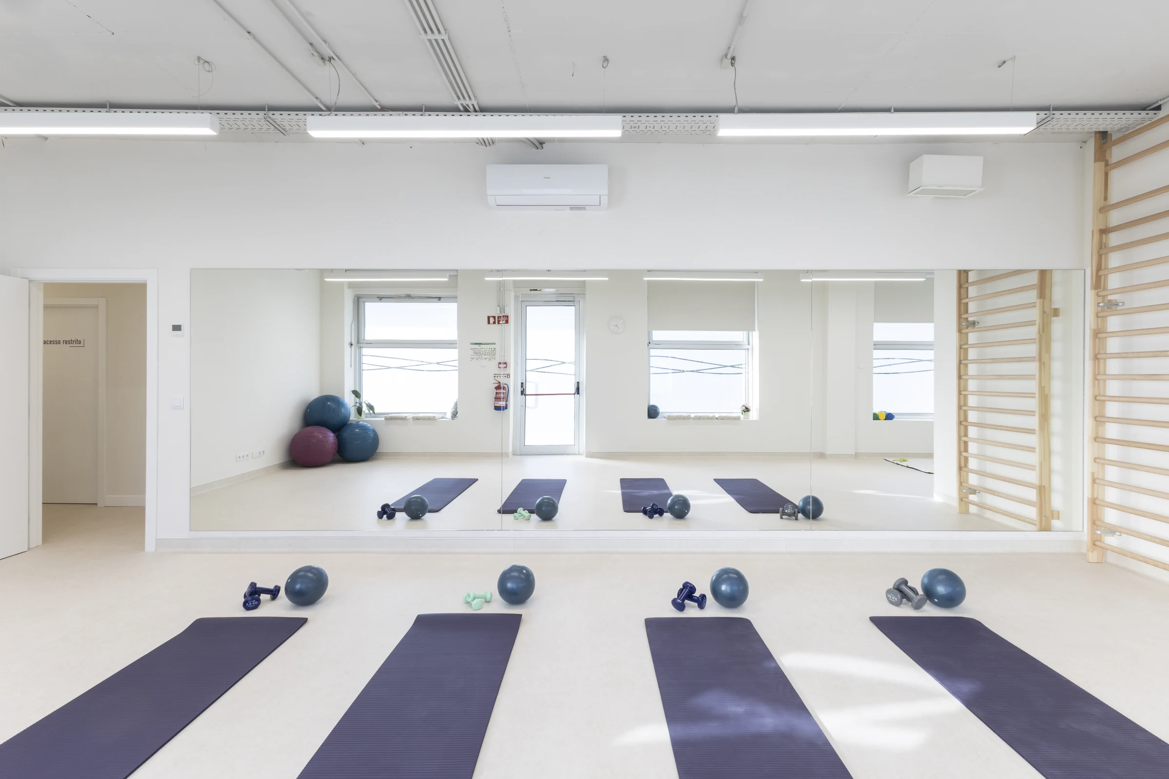 Sala polivalente da Clínica Matriz