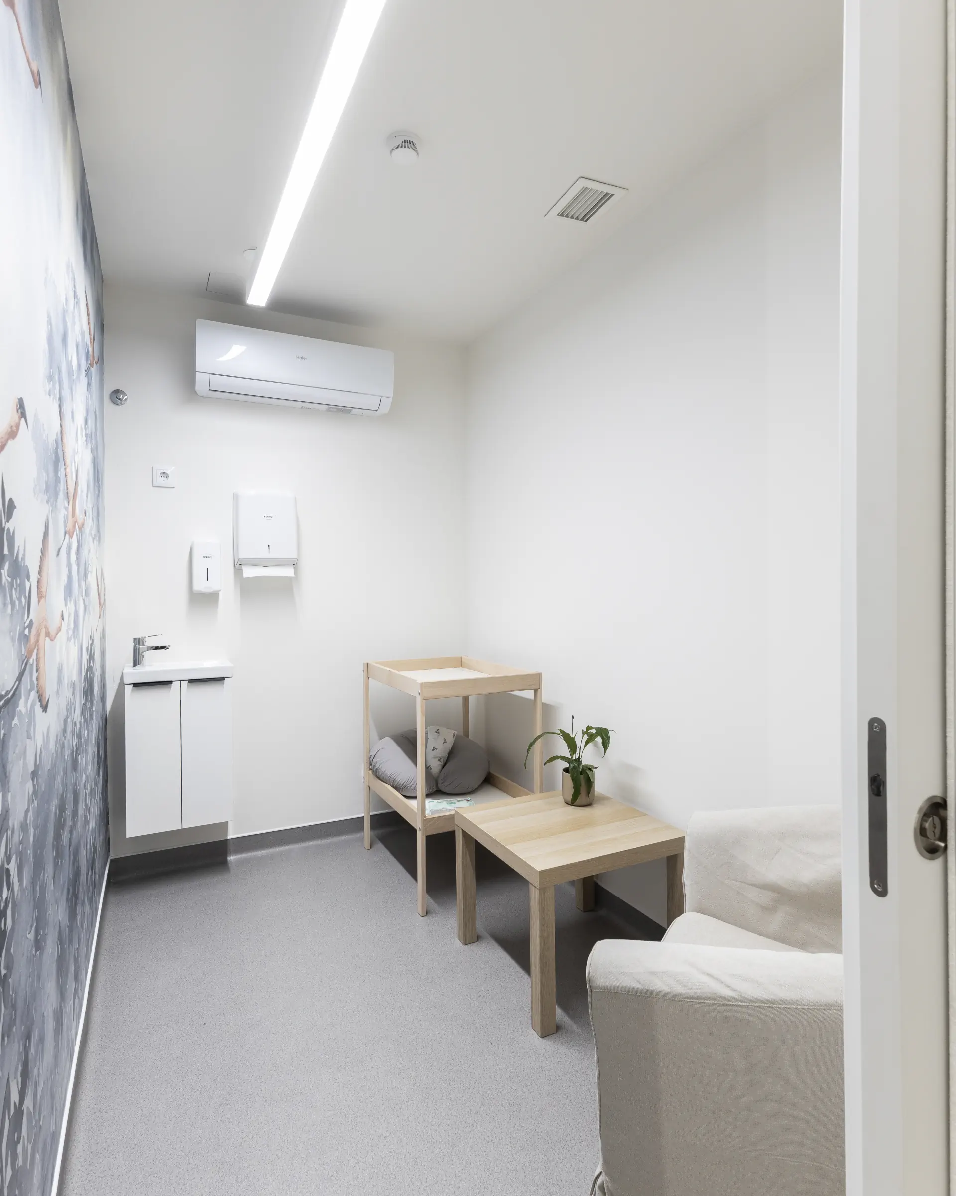 Sala de amamentação da Clínica Matriz