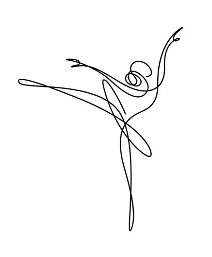 desenho minimalista abstracto sobre fisioterapia